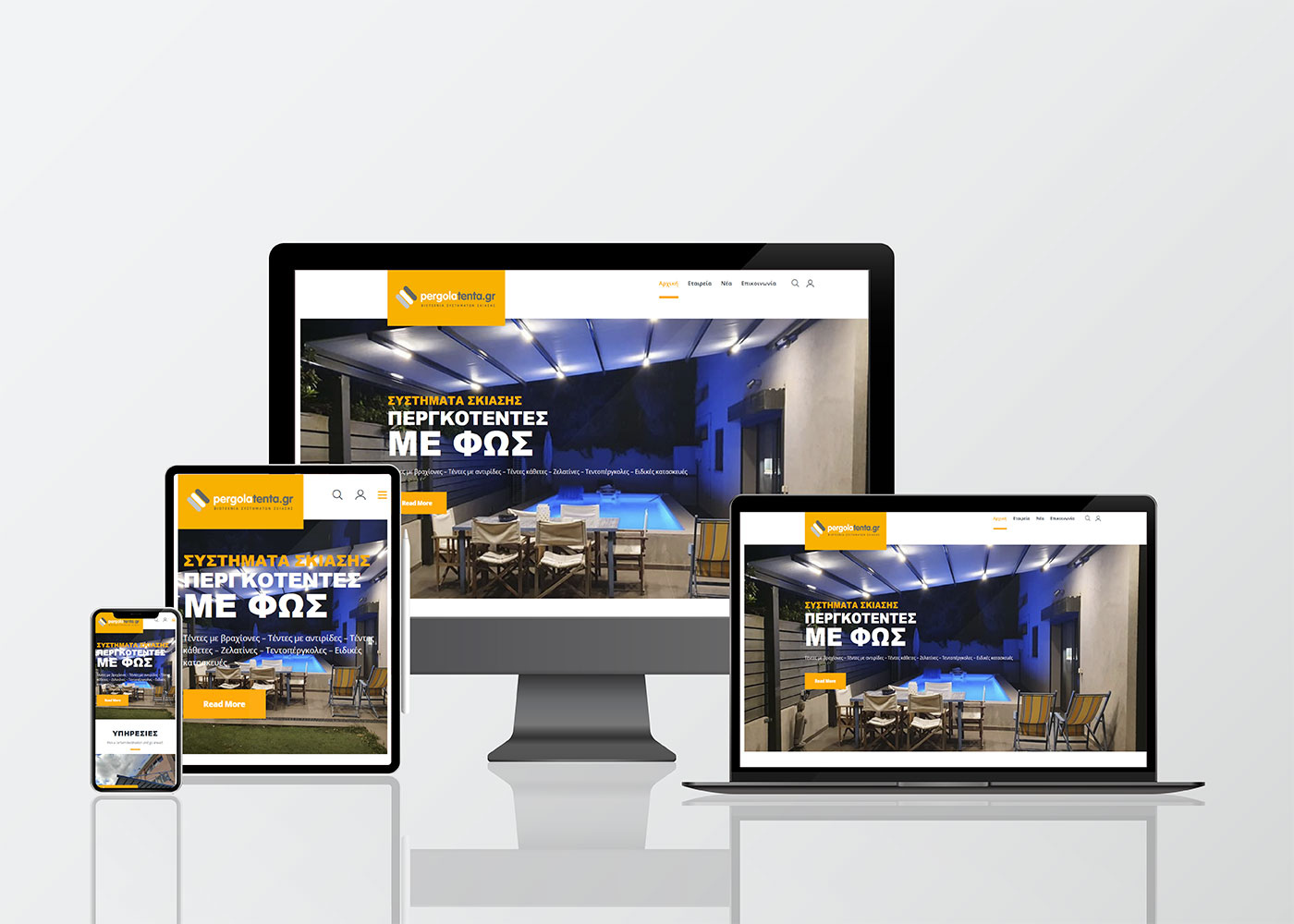 website PERGOLATENTA