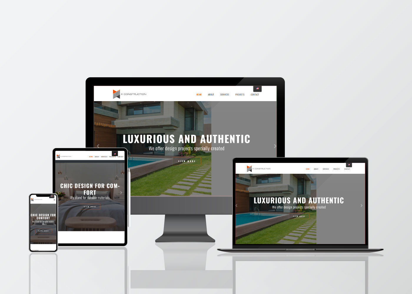 website X construction